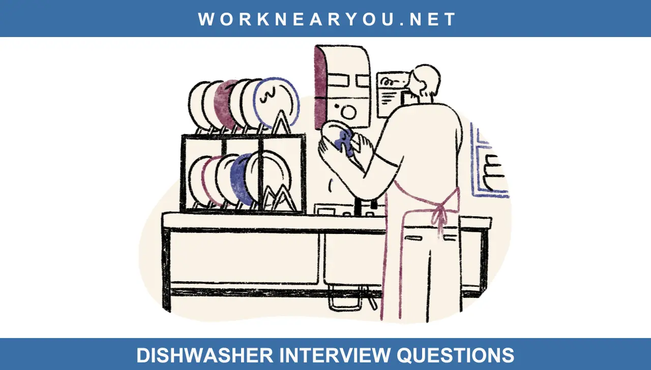 Dishwasher Interview Questions [Includes Best Answers]