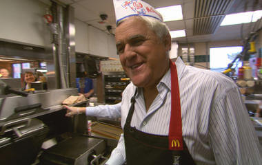 Jay Leno once worked at McDonald's