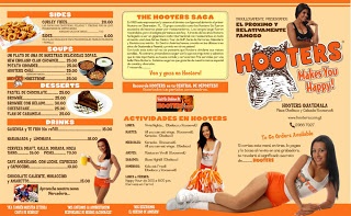 Hooters Menu
