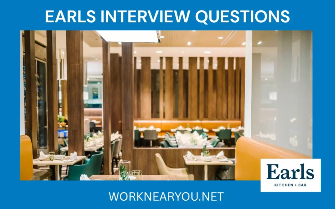 Earls Interview Questions