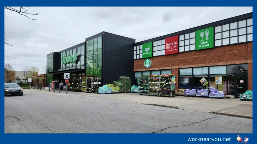 Exterior of Sobeys Etobicoke location where an applicant was asked customer service interview questions – real Sobeys interview experience