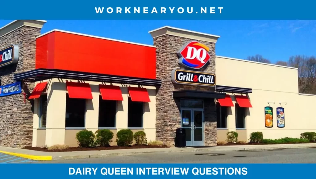 Interview Questions For Dairy Queen